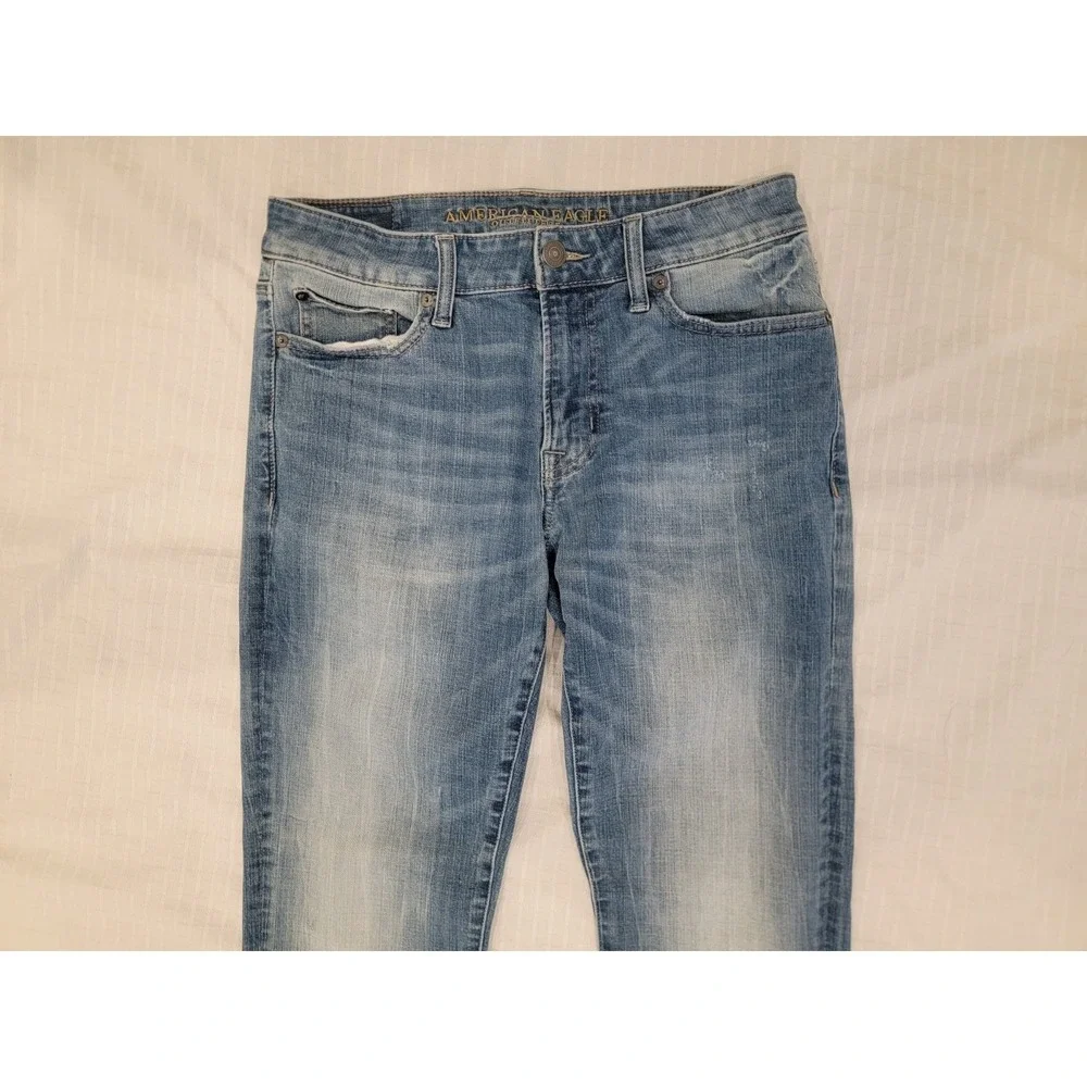 American Eagle Extreme Flex 4 jeans: Slim fit,‎ Medium Wash, EUC Men's 30x32